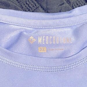 Med couture ceil blue XL round neck underscrub